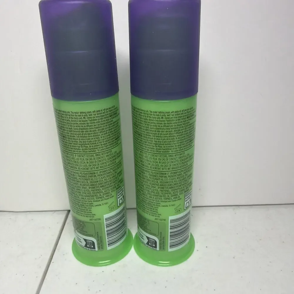 2 Bed Head Tigi Curls Rock Amplifier Mega Shaping Cream 3.38 fl oz Each New